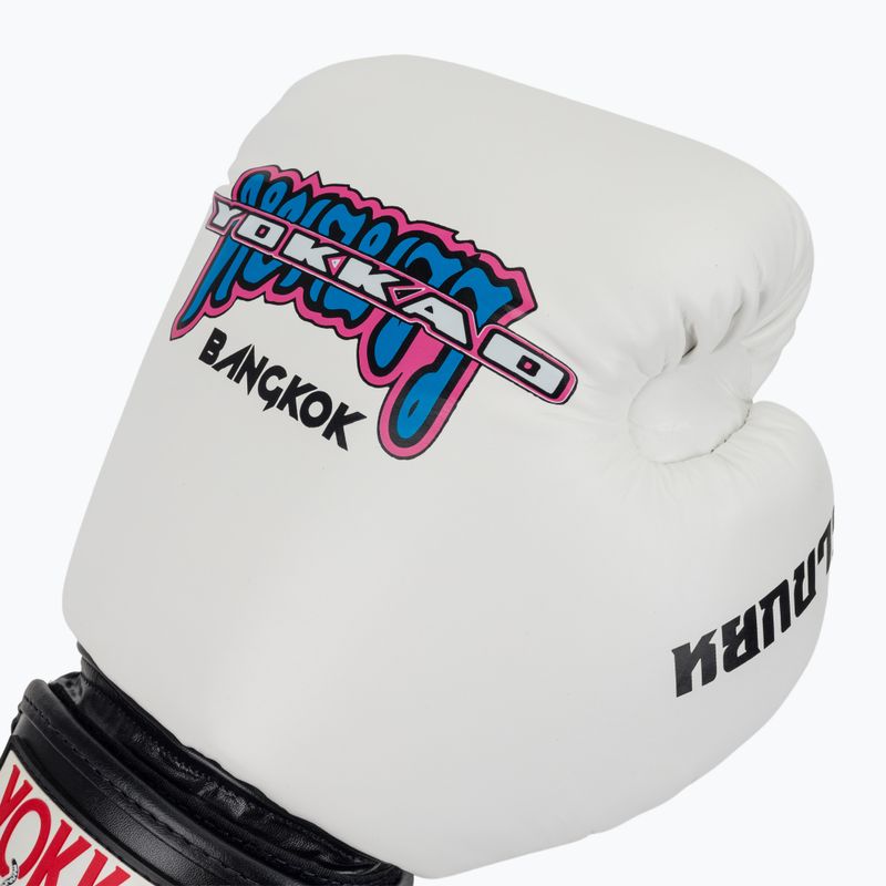 Guantoni da boxe da uomo YOKKAO East Club white 5