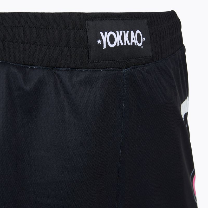 Pantaloncini da allenamento uomo YOKKAO Flames Workout black 4