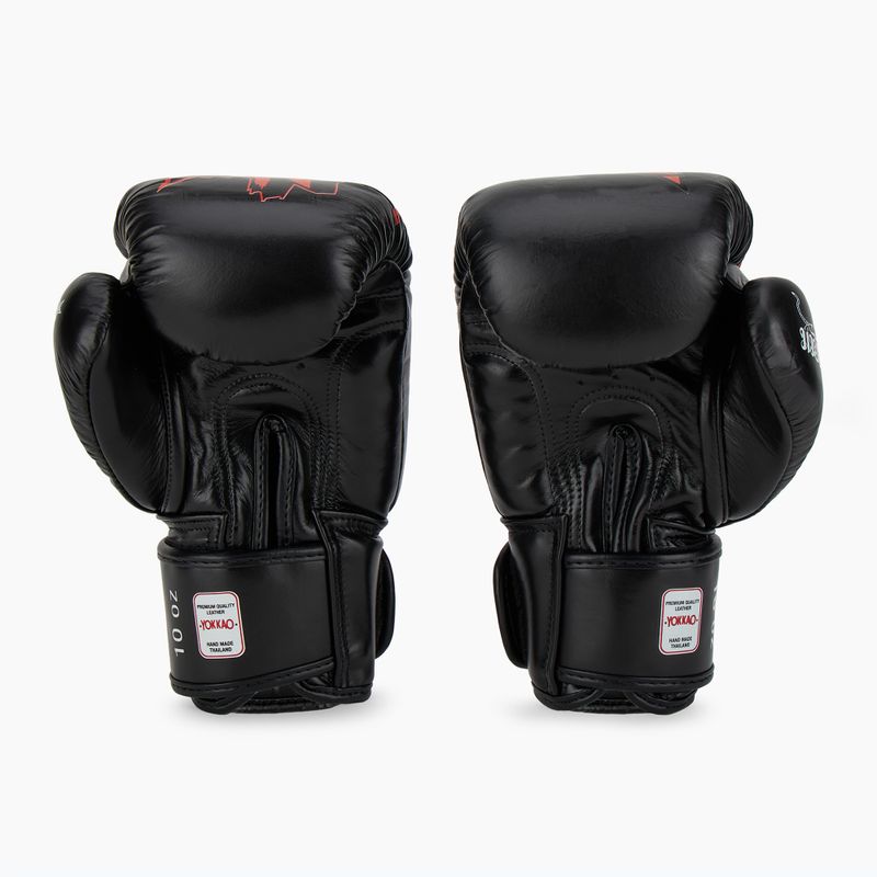 YOKKAO Fighter KO guanti da boxe uomo nero 3