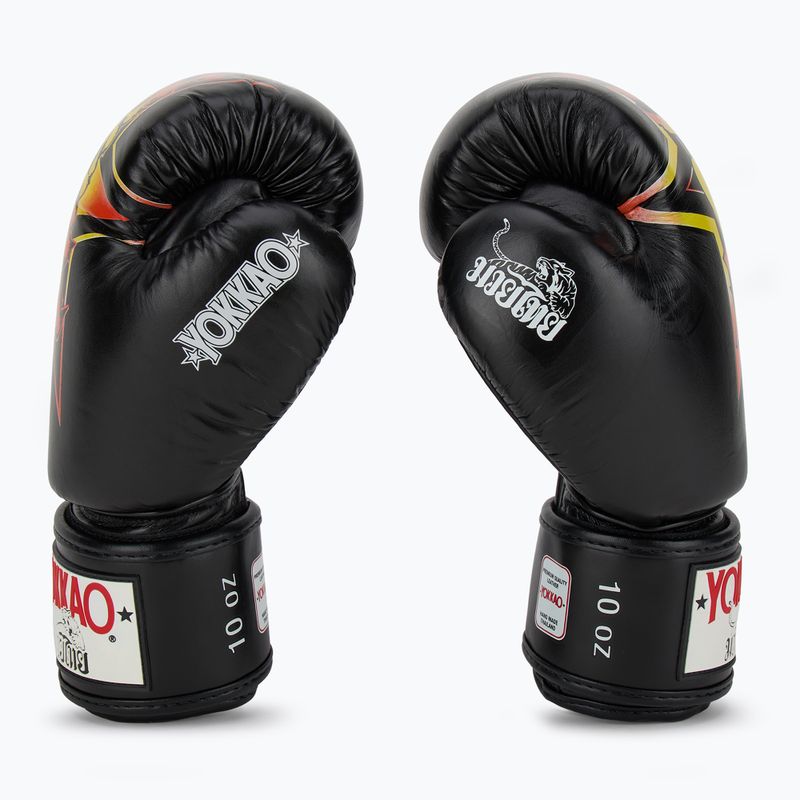 YOKKAO Fighter KO guanti da boxe uomo nero 4