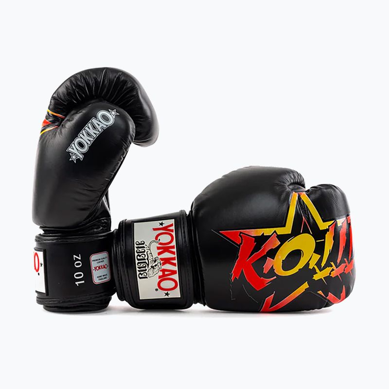 YOKKAO Fighter KO guanti da boxe uomo nero 2