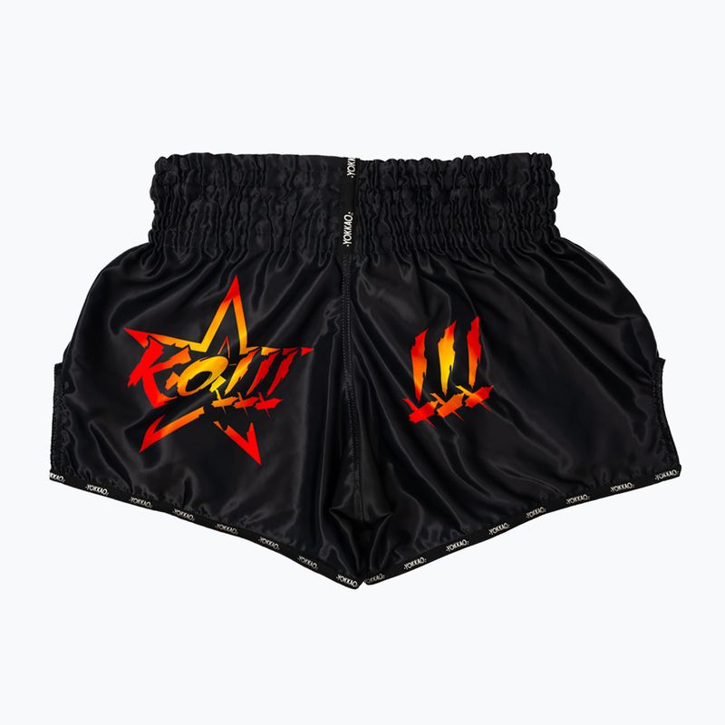 Pantaloncini da allenamento uomo YOKKAO Fighter KO Muay Thai black 6