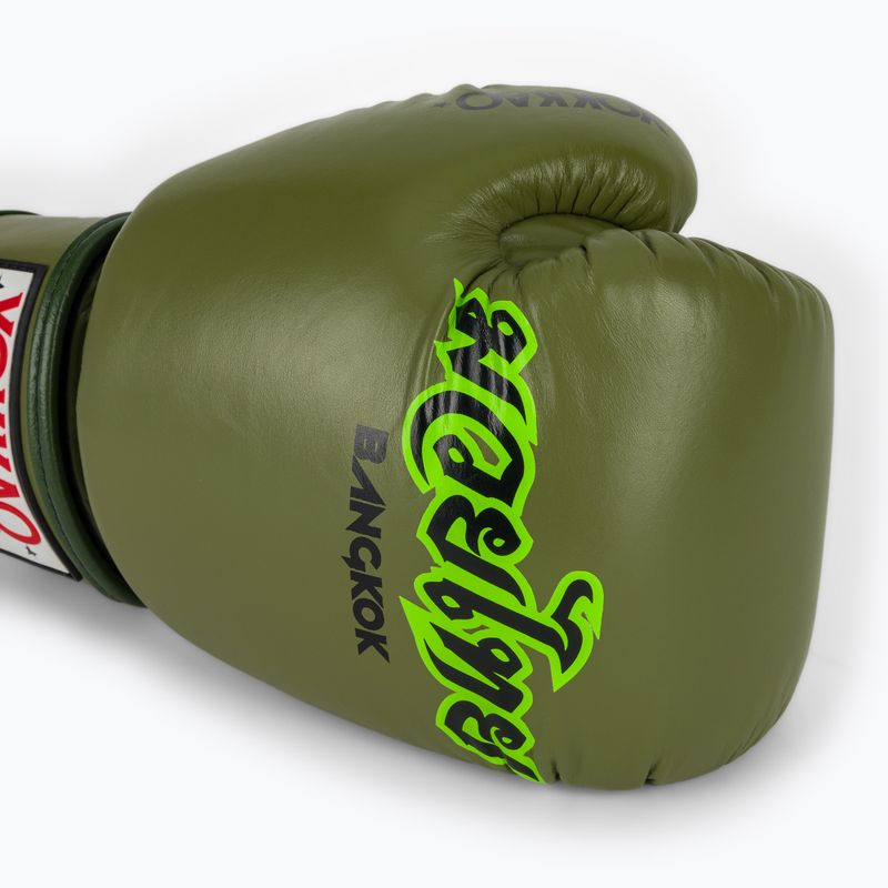 Guantoni da boxe YOKKAO Late Show Boxing olive 5
