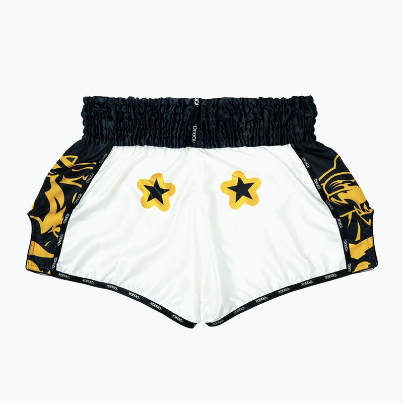 Pantaloncini da allenamento da uomo YOKKAO Original Muay Thai white 2