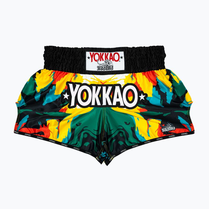 Pantaloncini da allenamento uomo YOKKAO Sunday Trip Muay Thai gold 5