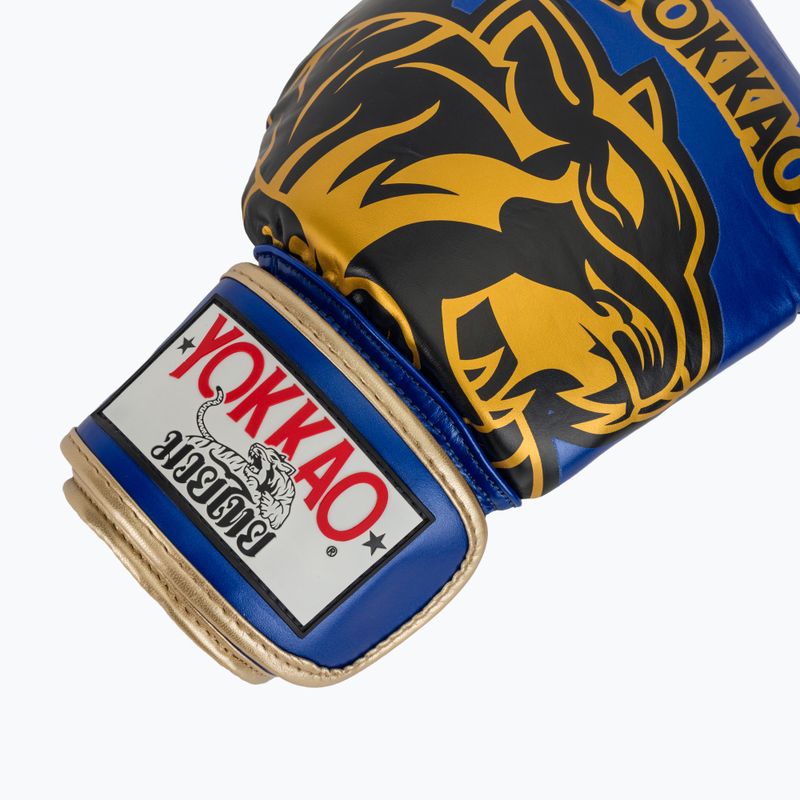 Guantoni da boxe YOKKAO Original Boxing Gloves electric blue 6