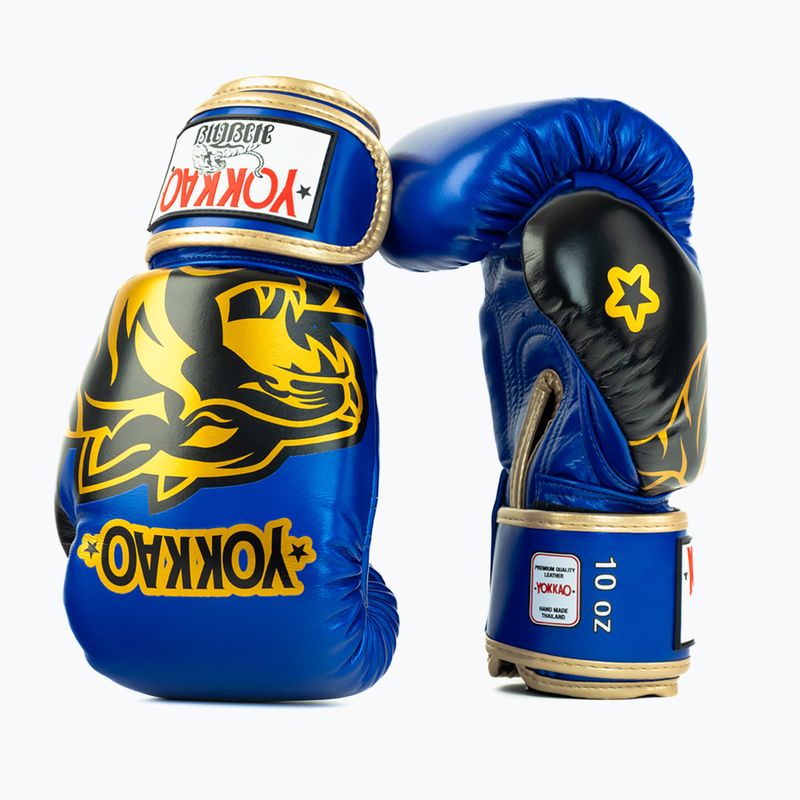 Guantoni da boxe YOKKAO Original Boxing Gloves electric blue