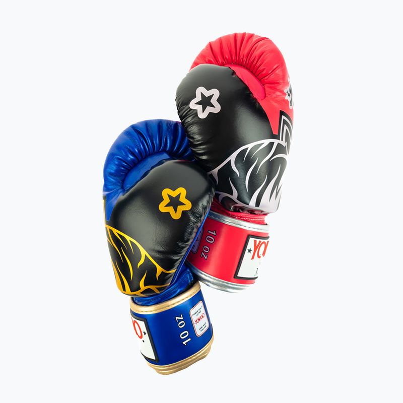 Guantoni da boxe YOKKAO Original Boxing Gloves electric blue 4