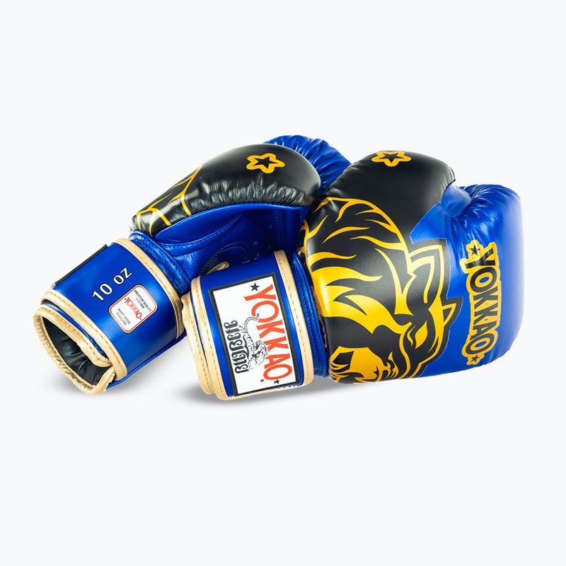 Guantoni da boxe YOKKAO Original Boxing Gloves electric blue 5