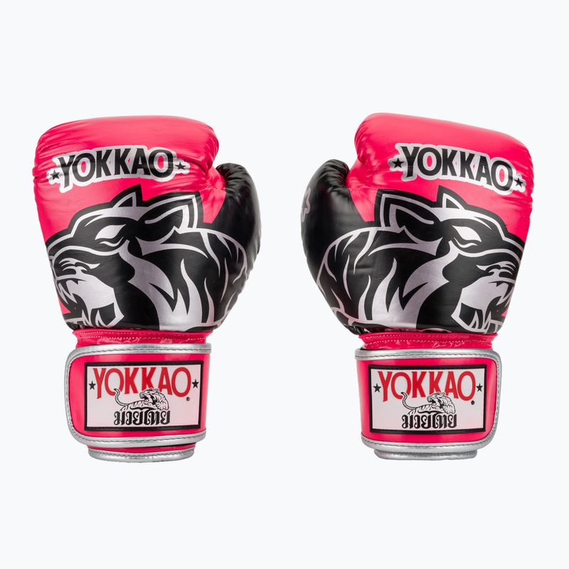 Guantoni da boxe YOKKAO Original Boxing Gloves fuchsia 2