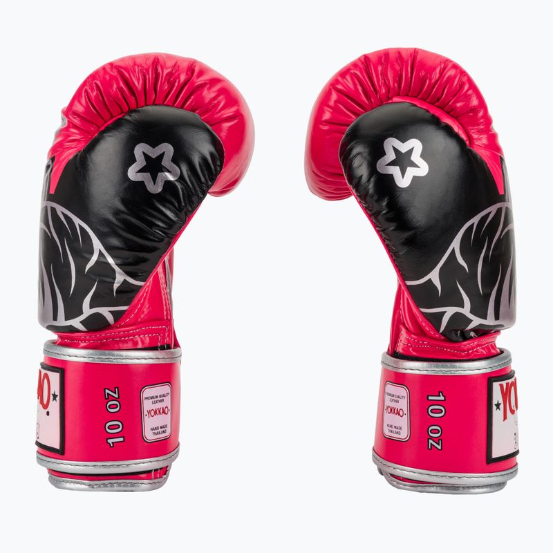 Guantoni da boxe YOKKAO Original Boxing Gloves fuchsia 4
