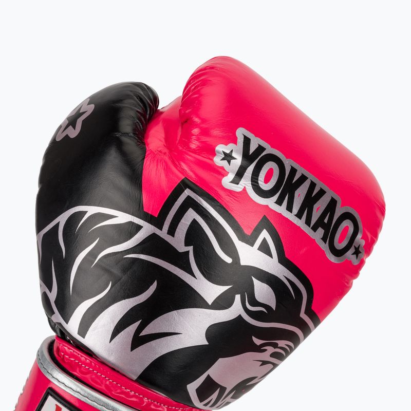 Guantoni da boxe YOKKAO Original Boxing Gloves fuchsia 5