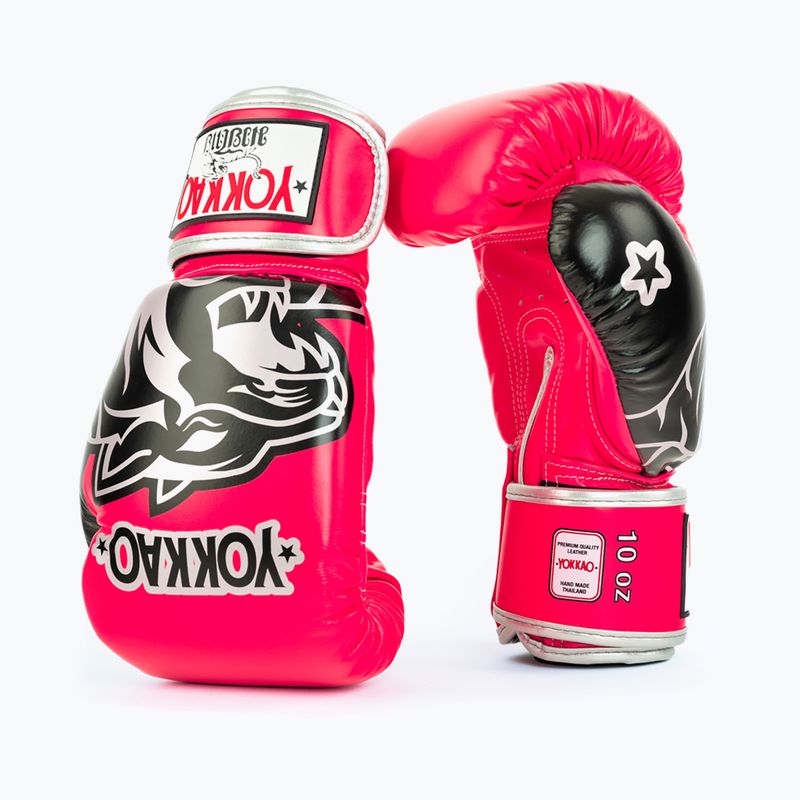 Guantoni da boxe YOKKAO Original Boxing Gloves fuchsia 2