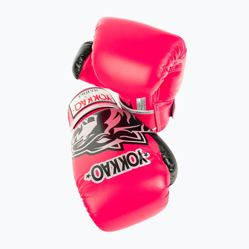 Guantoni da boxe YOKKAO Original Boxing Gloves fuchsia 5