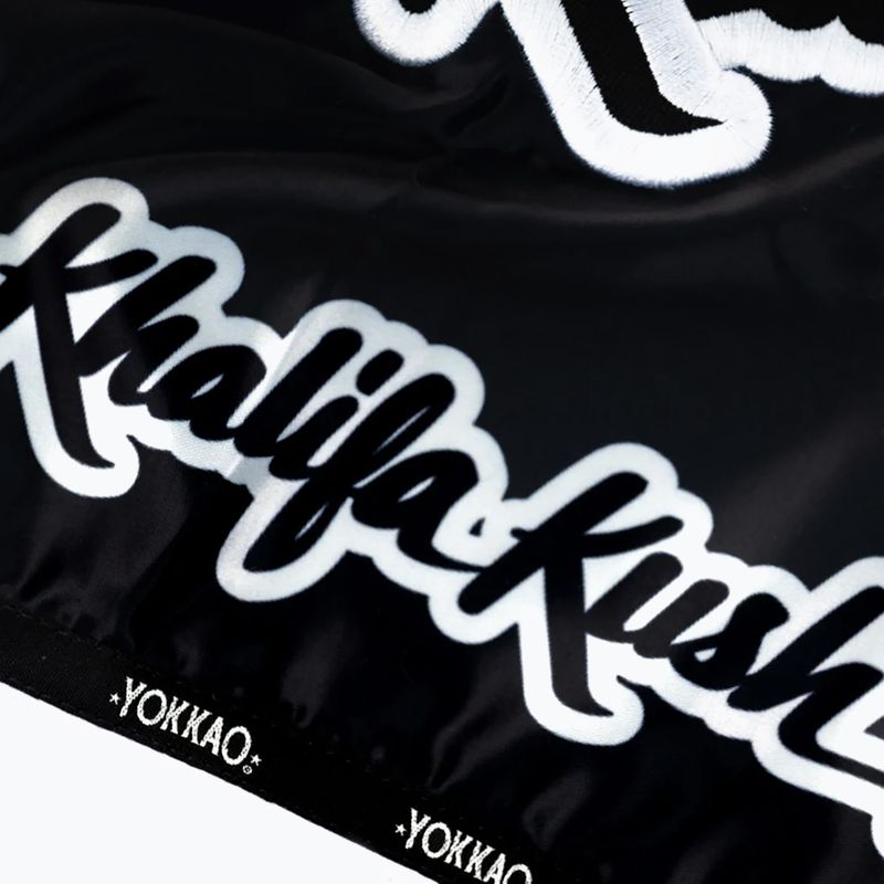 Pantaloncini da allenamento da uomo YOKKAO Khalifa Kush Muay Thai black 3