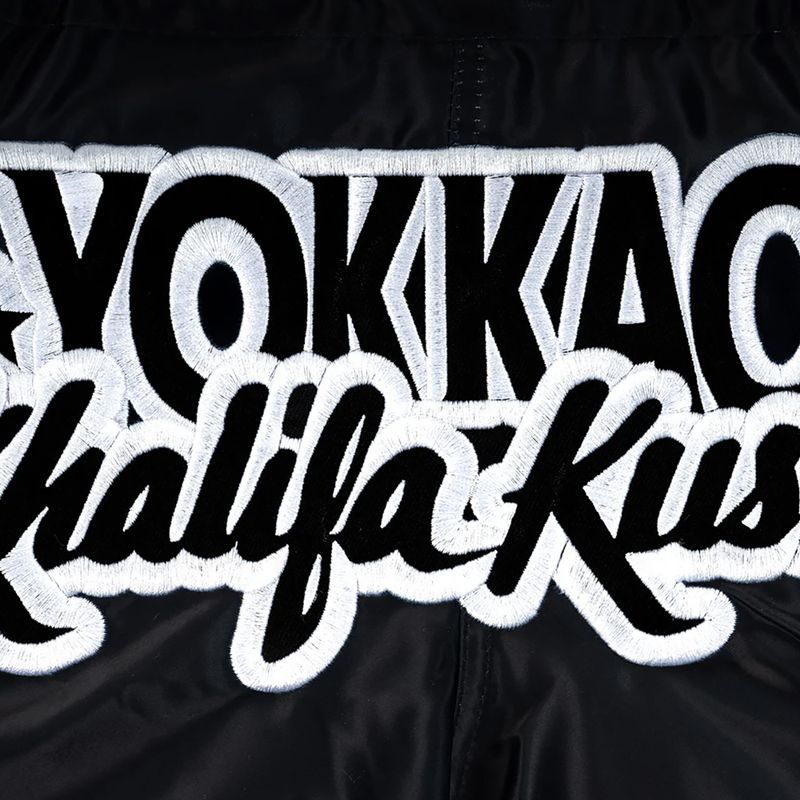 Pantaloncini da allenamento da uomo YOKKAO Khalifa Kush Muay Thai black 4