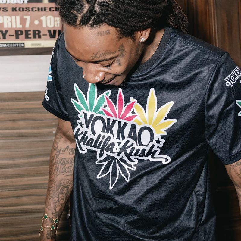 Maglietta da allenamento da uomo YOKKAO Khalifa Kush Workout black 6