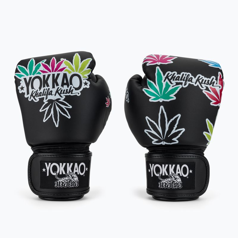 Guantoni da boxe YOKKAO Khalifa Kush Boxing black 2