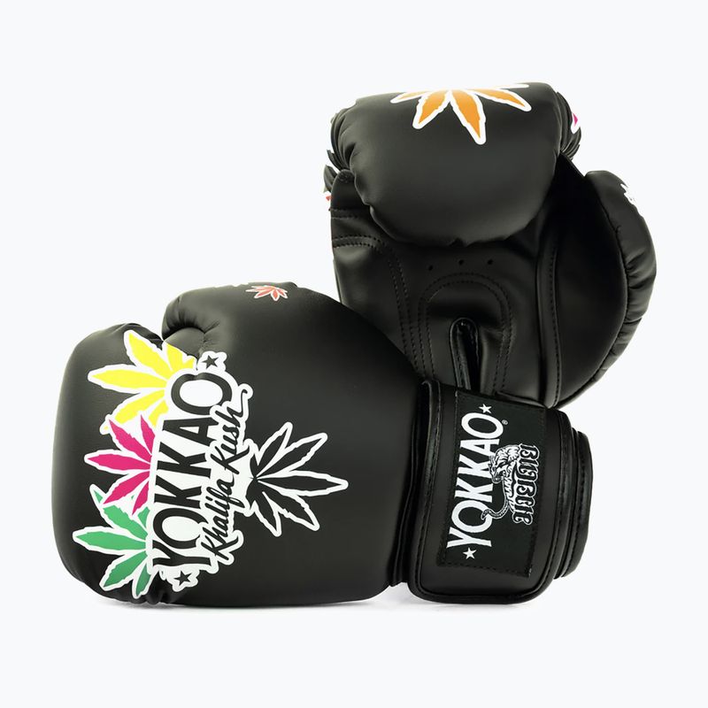 Guantoni da boxe YOKKAO Khalifa Kush Boxing black 3