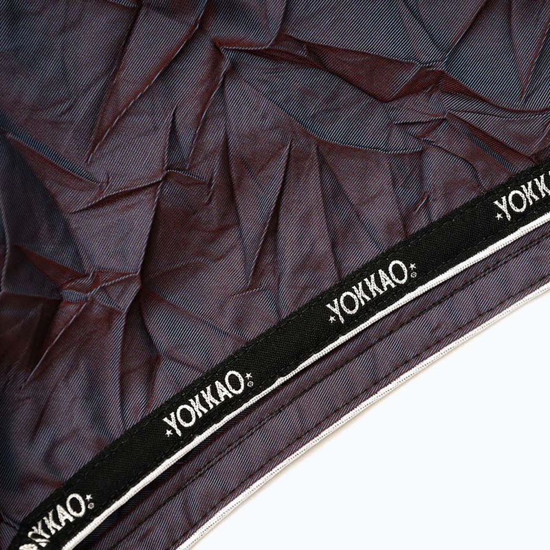 Pantaloncini da allenamento da uomo YOKKAO Lunar Muay Thai iridescent blue grey 11