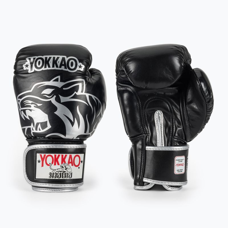 Guantoni da boxe YOKKAO Original Boxing Gloves absolute black