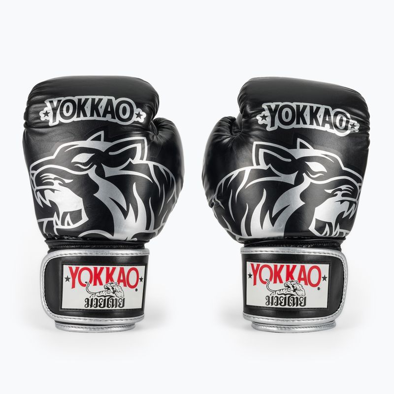 Guantoni da boxe YOKKAO Original Boxing Gloves absolute black 2