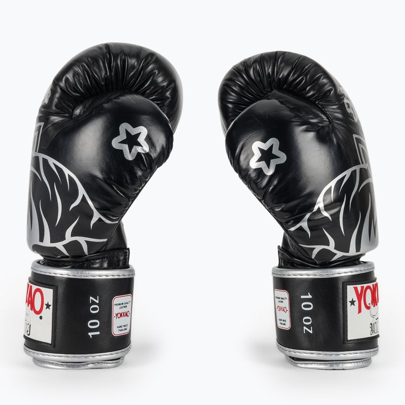 Guantoni da boxe YOKKAO Original Boxing Gloves absolute black 4
