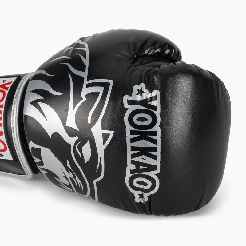 Guantoni da boxe YOKKAO Original Boxing Gloves absolute black 5