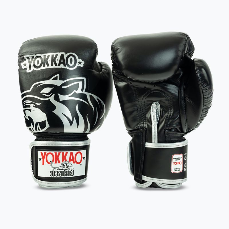 Guantoni da boxe YOKKAO Original Boxing Gloves absolute black