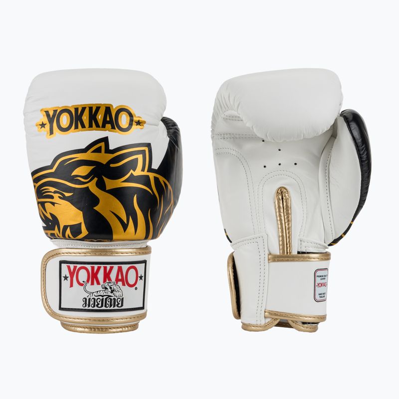 Guantoni da boxe YOKKAO Original Boxing Gloves absolute white