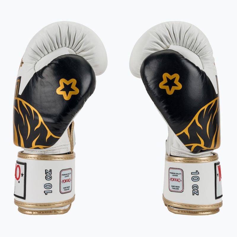 Guantoni da boxe YOKKAO Original Boxing Gloves absolute white 4