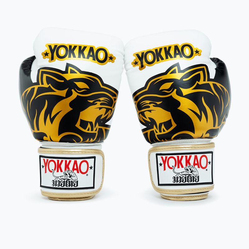 Guantoni da boxe YOKKAO Original Boxing Gloves absolute white