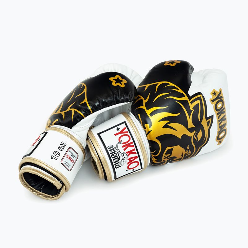Guantoni da boxe YOKKAO Original Boxing Gloves absolute white 3