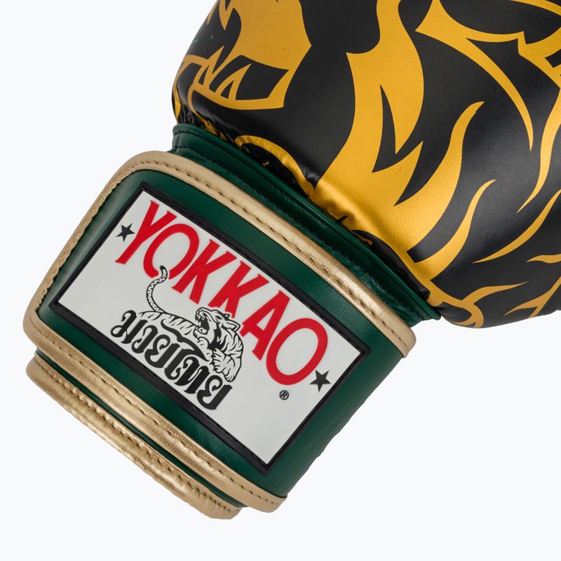 Guantoni da boxe YOKKAO Original Boxing Gloves forest green 6