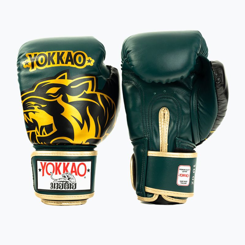 Guantoni da boxe YOKKAO Original Boxing Gloves forest green