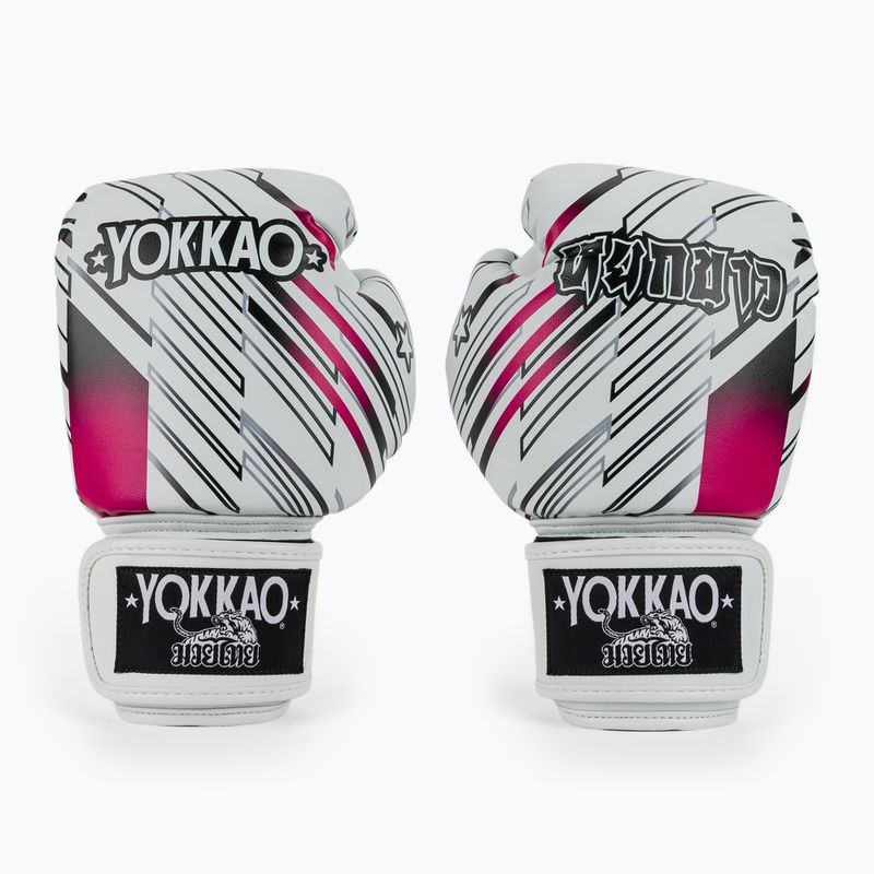 Guantoni da boxe YOKKAO Power Boxing white 2