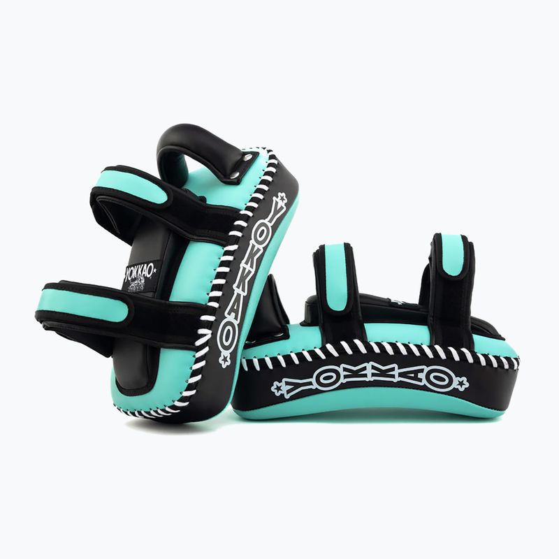 Bersagli da allenamento YOKKAO Freestyle Kicking Pads 2 pcs tiffany/black 7