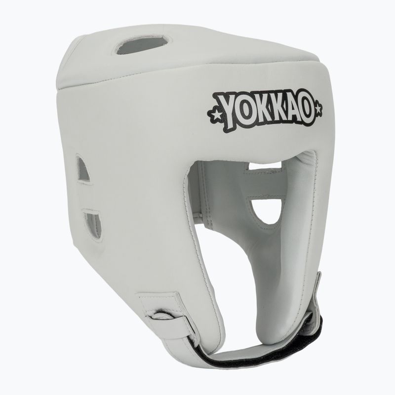 Casco da boxe YOKKAO Competition white