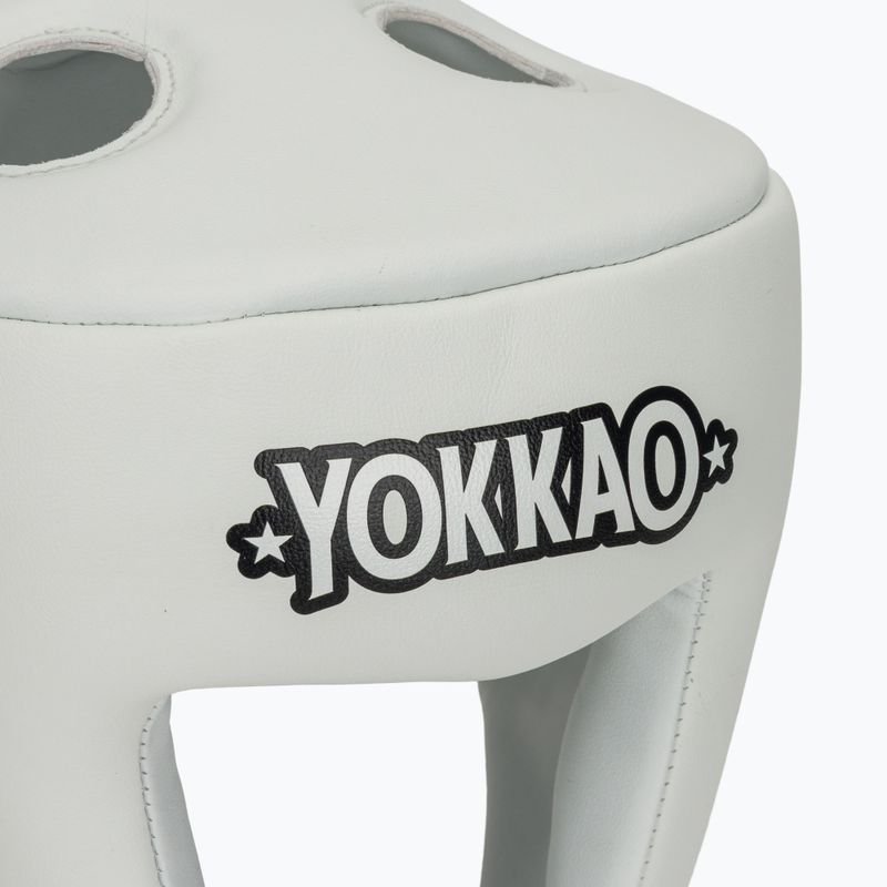 Casco da boxe YOKKAO Competition white 4
