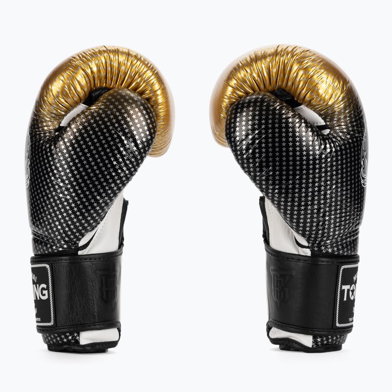 Top King Muay Thai Super Star Guanti da boxe d'oro Air 3