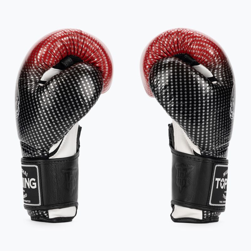 Top King Muay Thai Super Star Air guantoni da boxe rosso 3