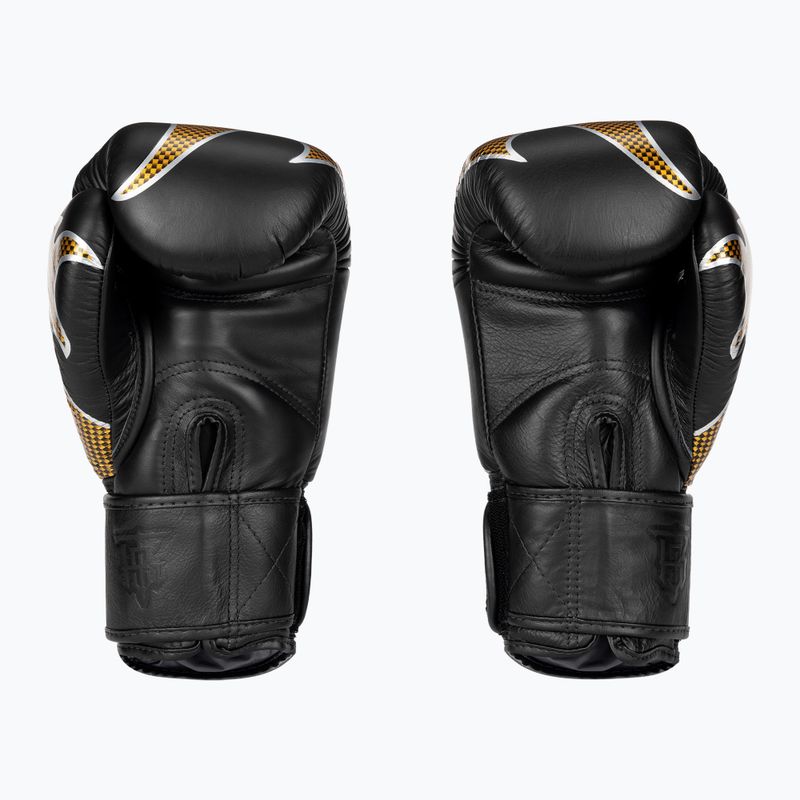 Guanti da boxe Top King Muay Thai Empower nero/oro 2