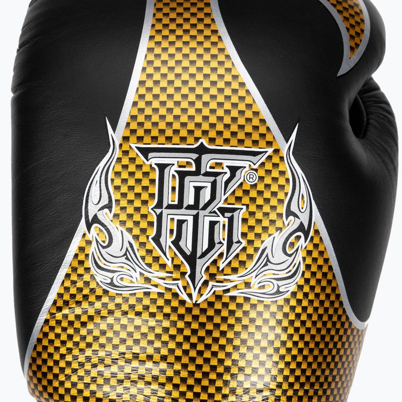 Guanti da boxe Top King Muay Thai Empower nero/oro 4