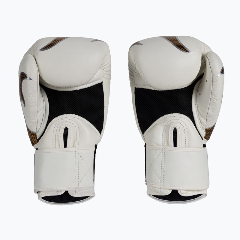 Top King Muay Thai Empower guanti da boxe bianchi 3