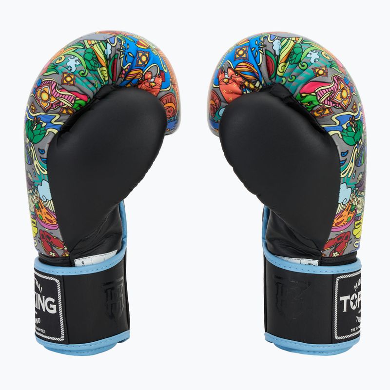 Guanti da boxe Top King Boxing Culture neri TKBGCT-TH-SL-BK 4