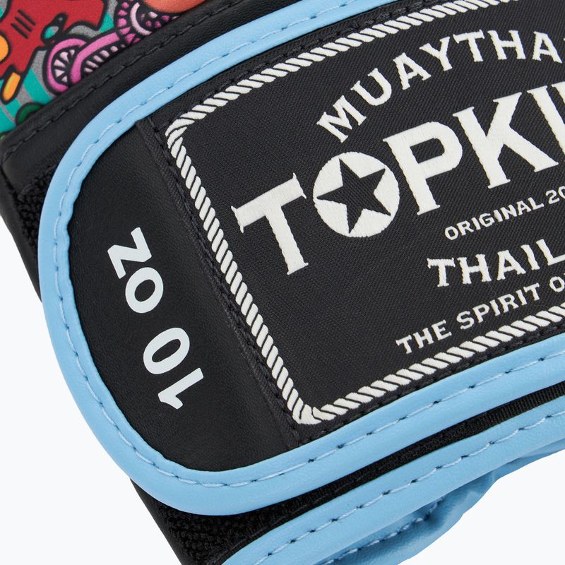 Guanti da boxe Top King Boxing Culture neri TKBGCT-TH-SL-BK 5