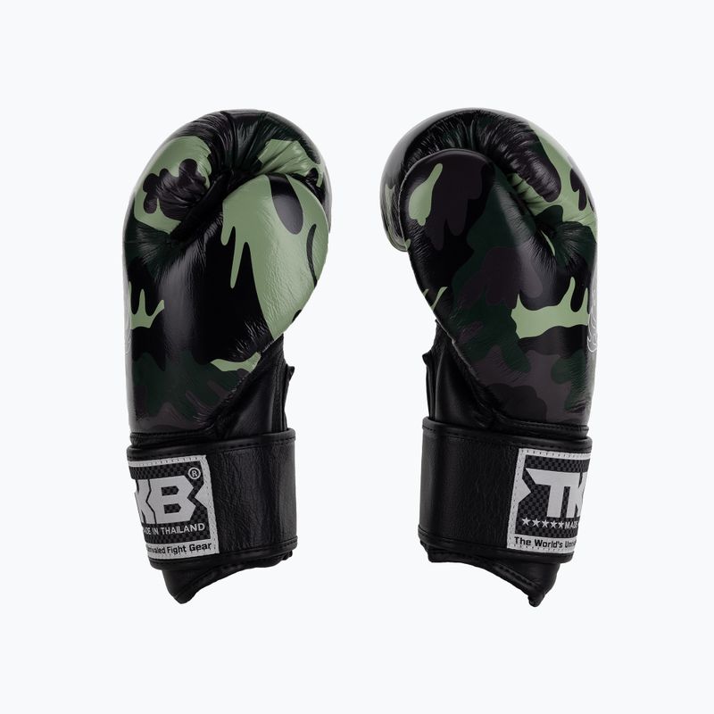 Top King Muay Thai Empower guantoni da boxe verdi 4