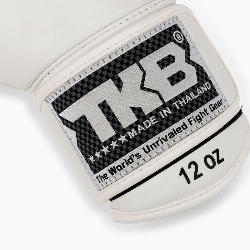 Top King Muay Thai Ultimate guanti da boxe bianchi 5
