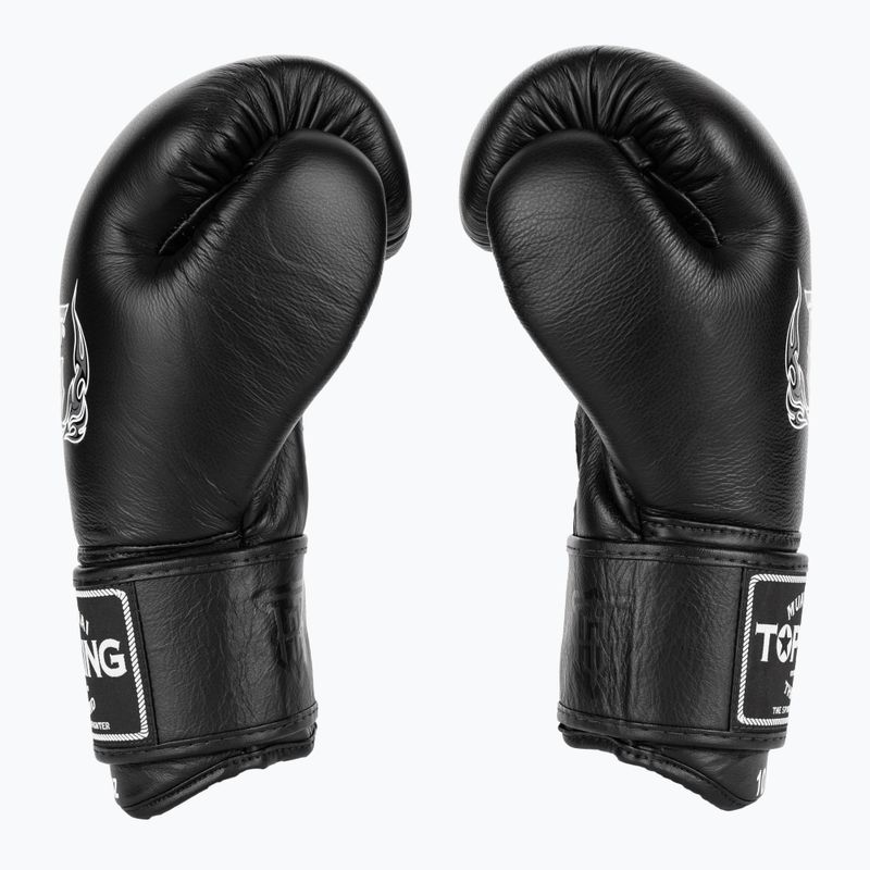 Top King Muay Thai Ultimate guanti da boxe neri 3