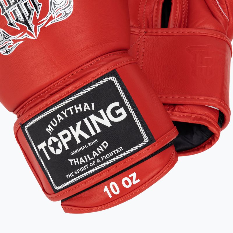 Top King Muay Thai Ultimate guanti da boxe rossi 4